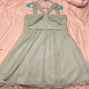 David’s Bridal Bridesmaids dress size 14 Mint Green
